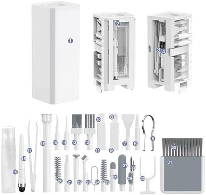 Kit de Limpieza Multifuncional 32 en 1