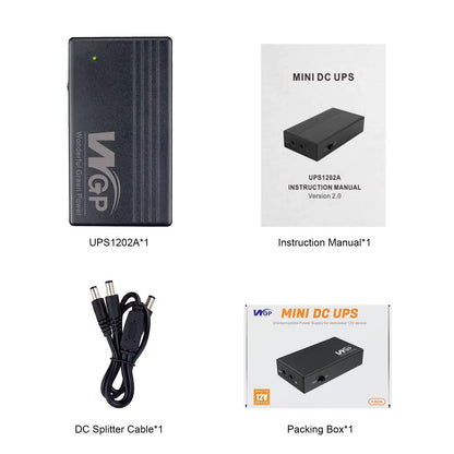 Mini DC UPS WGP modelo UPS1202A